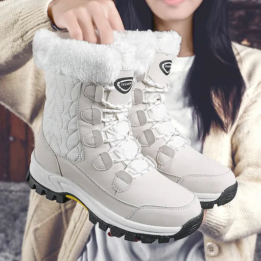 Vera - Bottes hivernales chaudes et antidérapantes pour femme - LuxeStyle