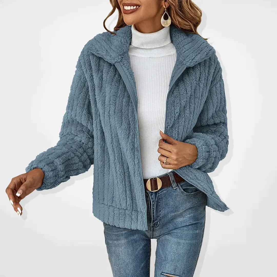 Gilet Femme Hiver Long en Duvet - Chic, Douillet avec Fermeture Éclair et Poches Utiles