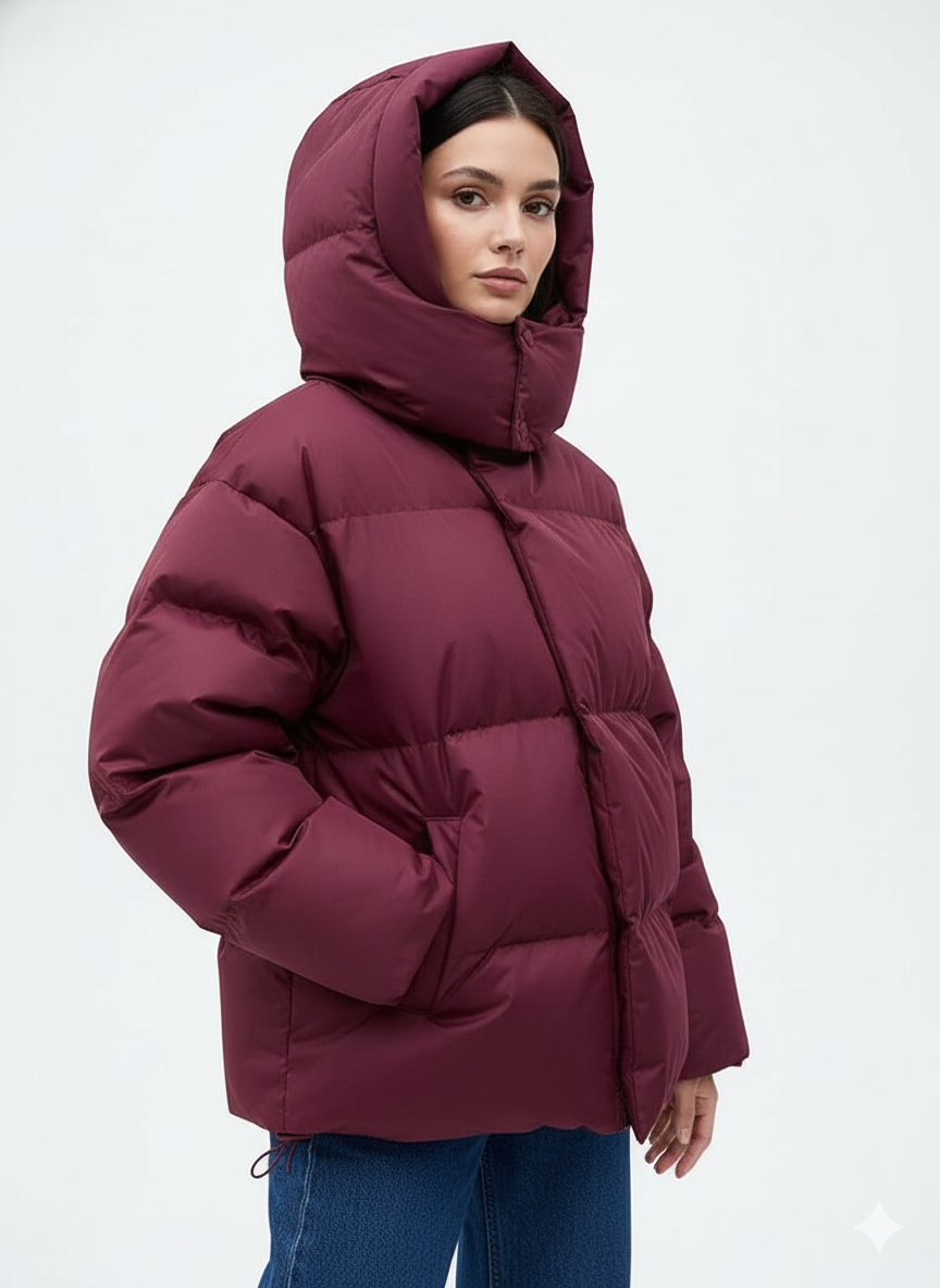 Veste Hiver Élégante Femme - Parka Oversize Réversible pour Femme Streetwear