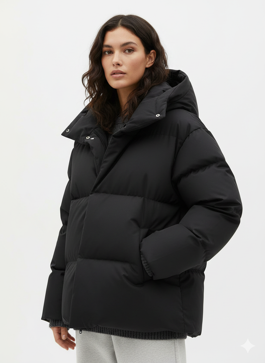 Veste Hiver Élégante Femme - Parka Oversize Réversible pour Femme Streetwear - LuxeStyle