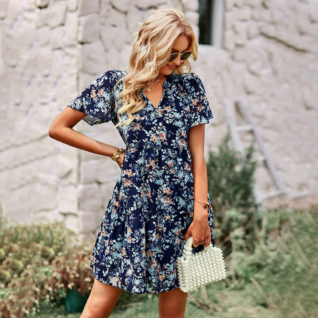 FloraBella™ – Robe D'Été Femme Fleurie Légère et Élégante