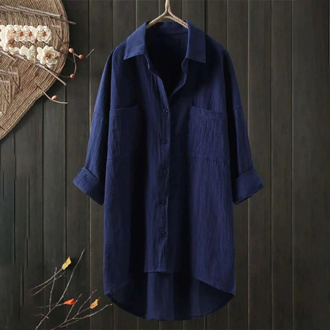 Chemise homme noir classique manches longues