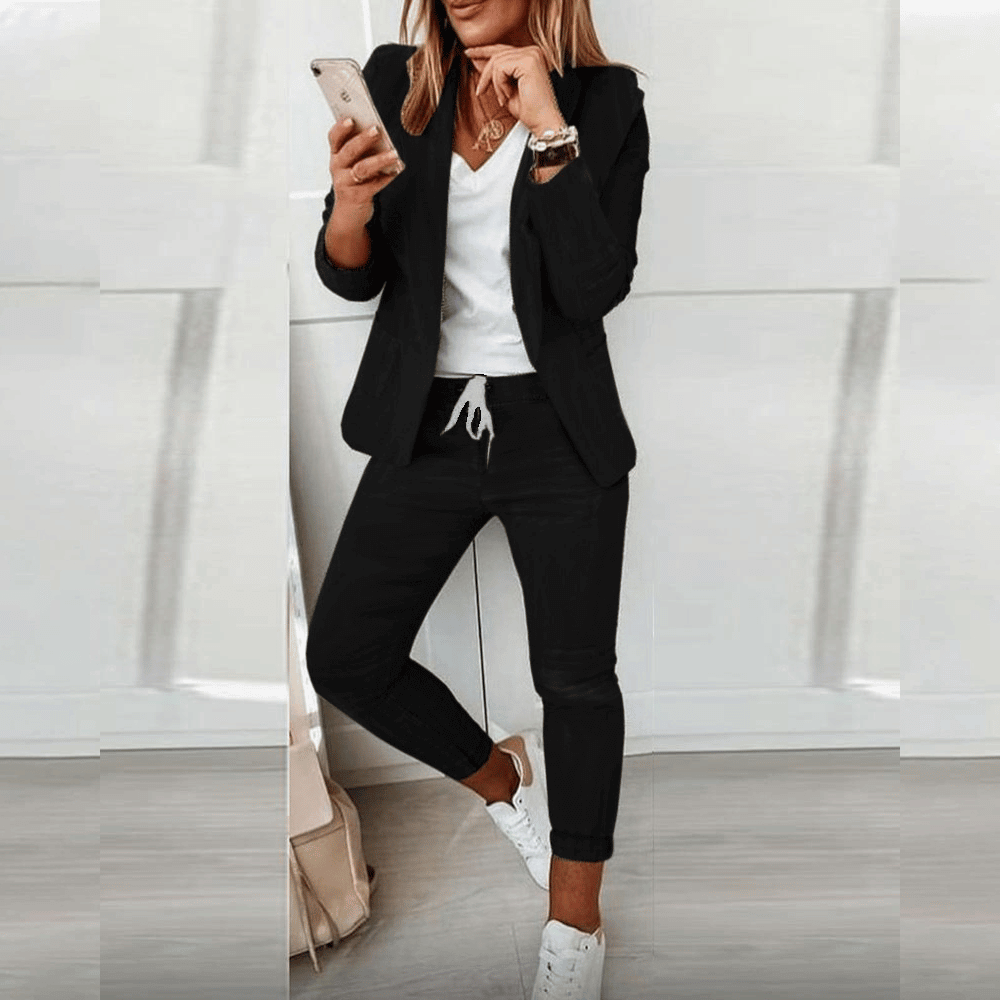 Costume Femmes Élégant Tailleur Complet