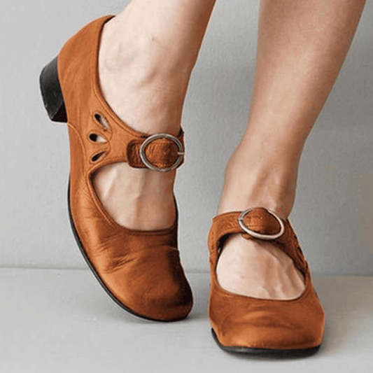 Bottines Femme en Cuir Brun Élégantes - LuxeStyle