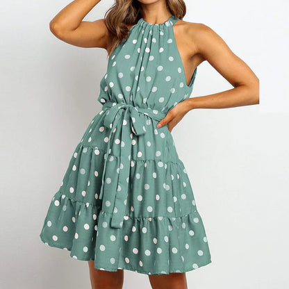 Volana™ – Robe d'Été Femme Chic à Pois