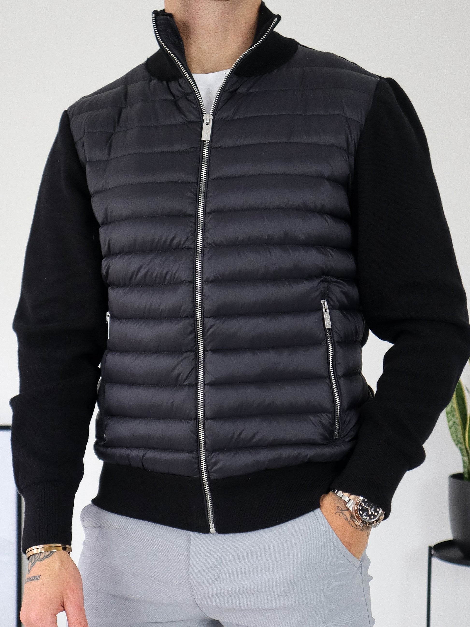Veste Homme Polyvalente Élégante - Manches Détachables & Coupe Slim - LuxeStyle