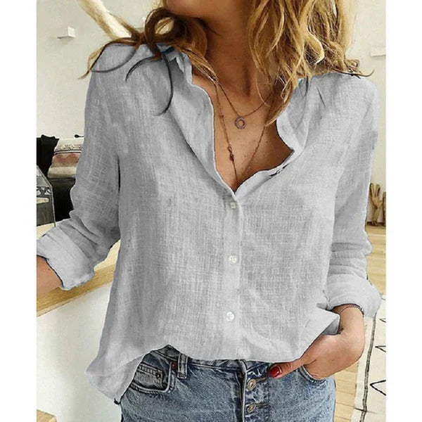 Blouse Femme Détente Élégante Pour Tous Les Jours