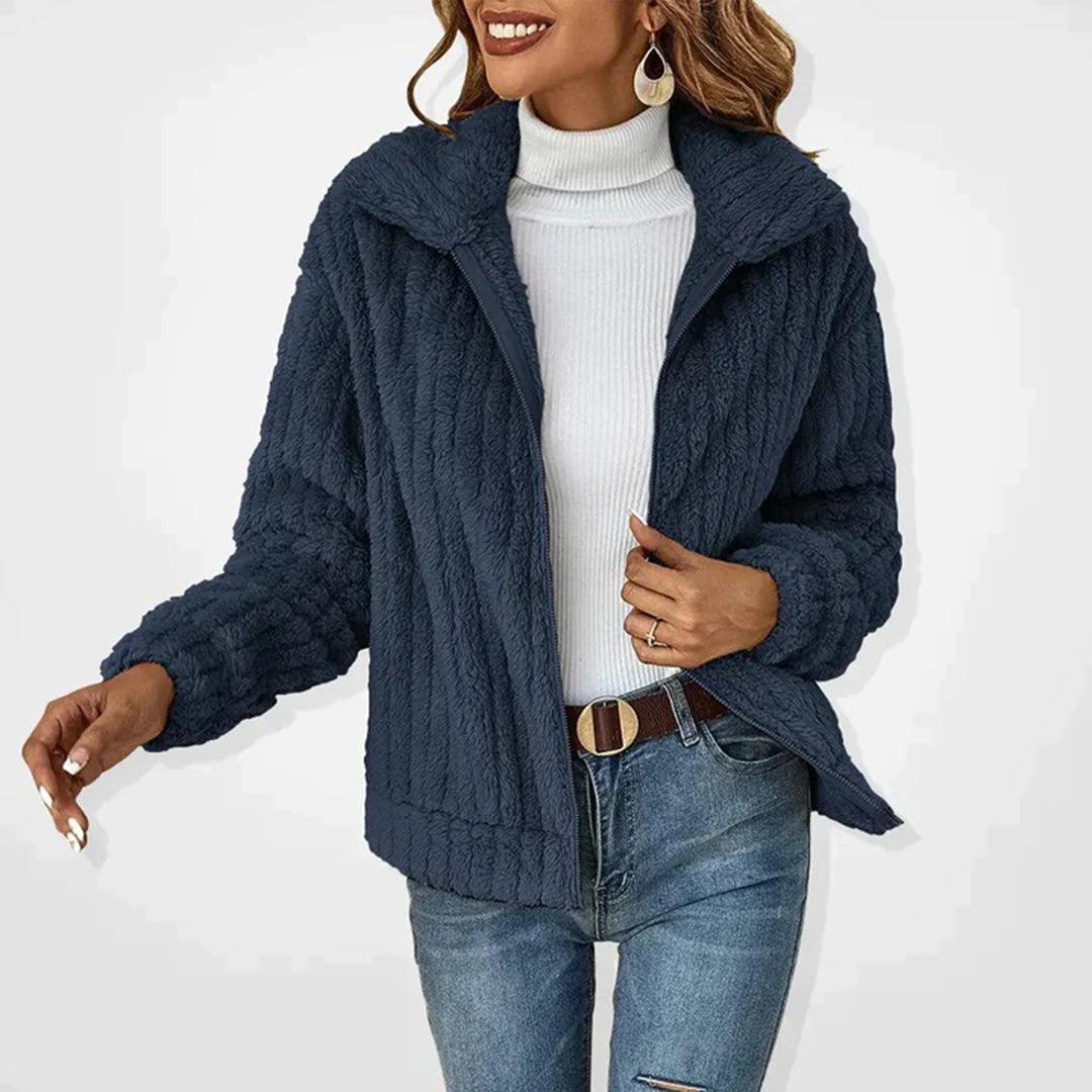 Gilet Femme Hiver Long en Duvet - Chic, Douillet avec Fermeture Éclair et Poches Utiles