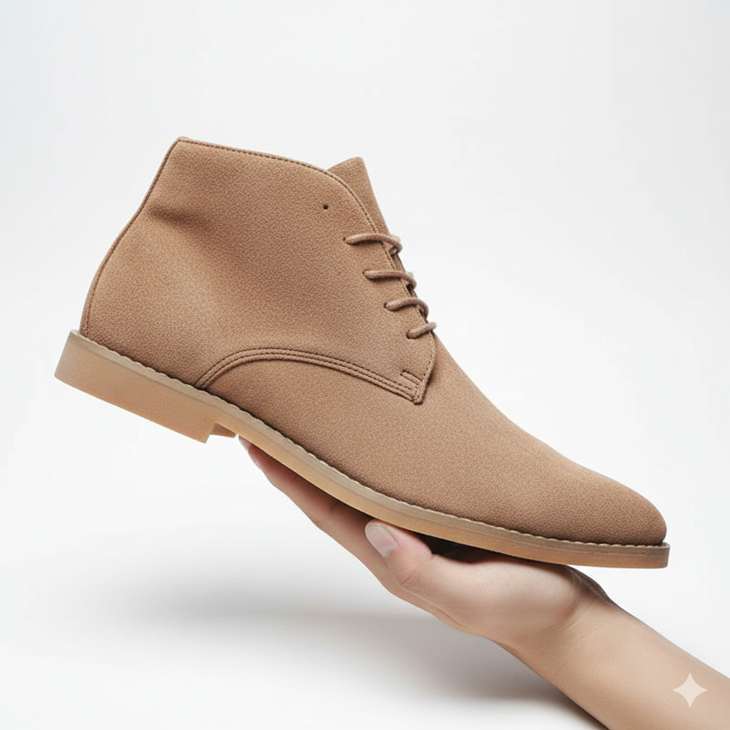 Noah Bottines Hiver Homme – Chaussures Cuir Confort avec Semelle Grip