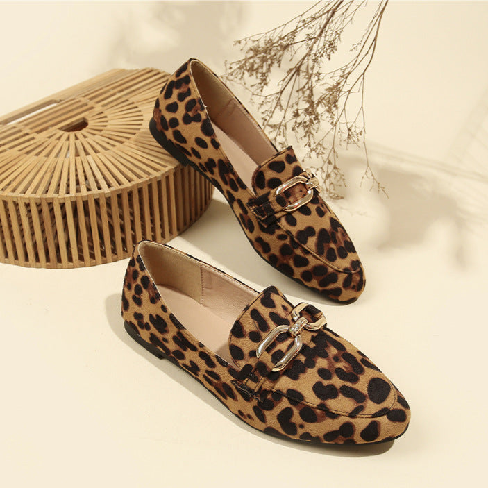 Mocassins Léopard Femmes - Chaussures Chic et Confortables pour Tous les Jours - LuxeStyle