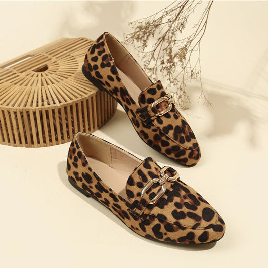 Mocassins Léopard Femmes - Chaussures Chic et Confortables pour Tous les Jours - LuxeStyle