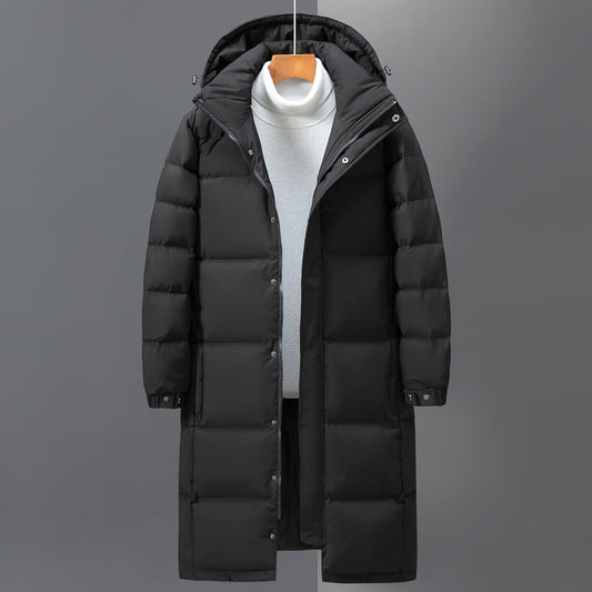 Nordavia™ – Veste d’Hiver Longue à Capuche Homme Chaude et Imperméable