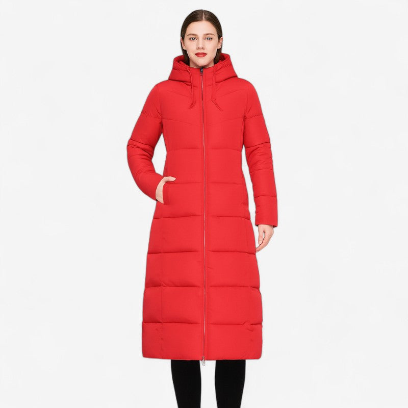 Manteau Femme Long Élégant avec Manches Longues