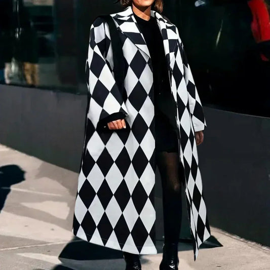 Veste Femme Hiver Longue et Élégante avec Doublure Chaude - LuxeStyle