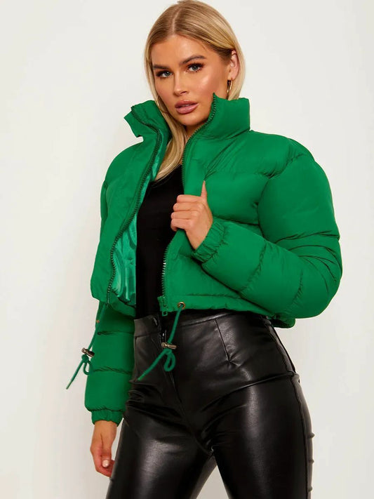 Veste Doudoune Élégante Taille Cintrée pour Femme Hiver - LuxeStyle