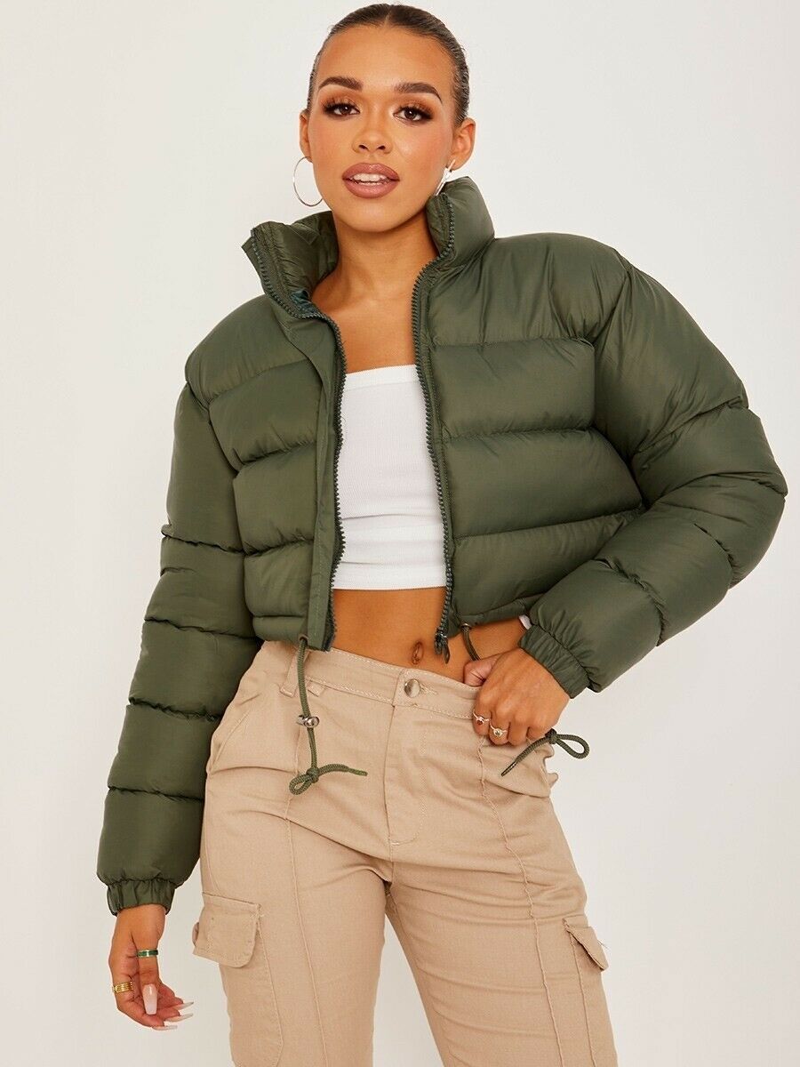 Veste Doudoune Élégante Taille Cintrée pour Femme Hiver
