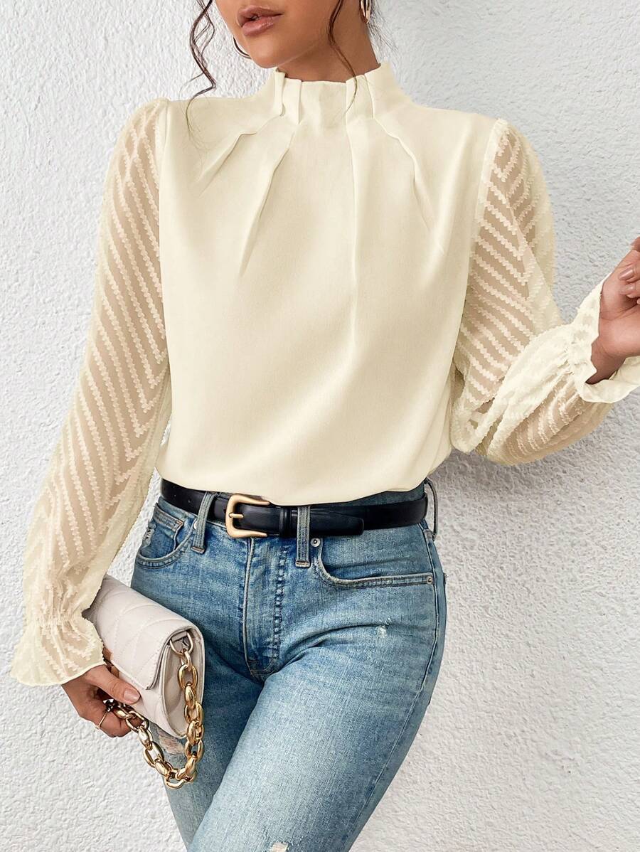 Blouse Femme Chic - Haut Coloré Confortable pour Bureau et Vie Quotidienne