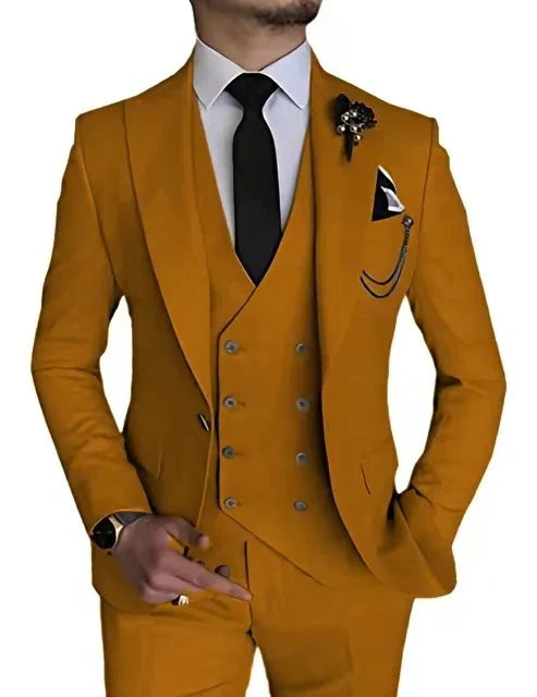 Costume Homme Mariage Élégant 3 Pièces