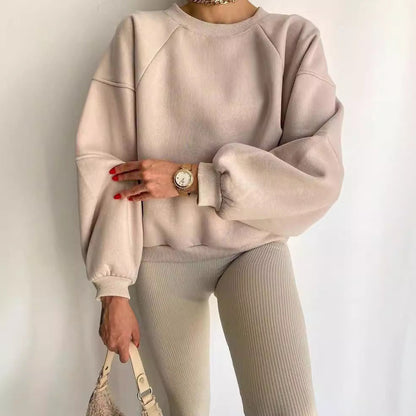 Sweat Femme Confortable – Sweat Coton Oversize Chic et Détendu - LuxeStyle