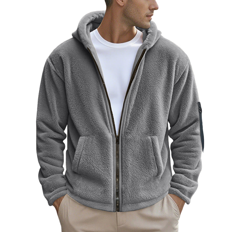 Sweat à Capuche Zippé Homme Pratique et Confortable