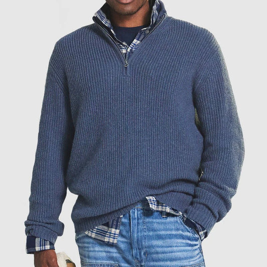 Pull En Coton Doux pour Homme - Sweat Zippé Chaud et Stylé - LuxeStyle
