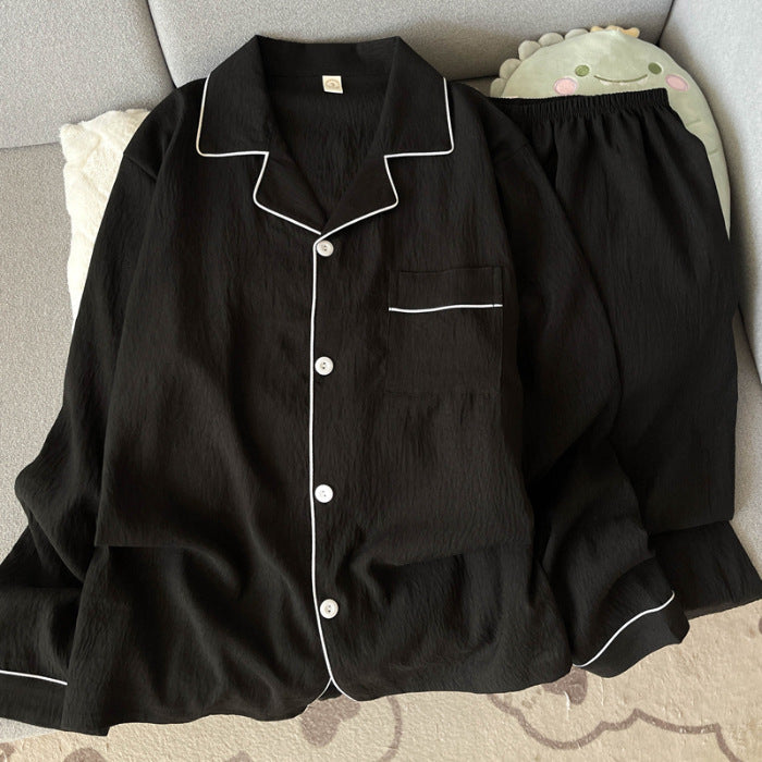 Pyjama Homme Chaud Hiver avec Pantalon et Haut à Manches Longues