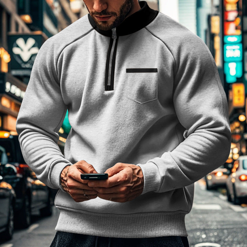Sweat À Capuchon Zippé Chaud Pour Homme - LuxeStyle