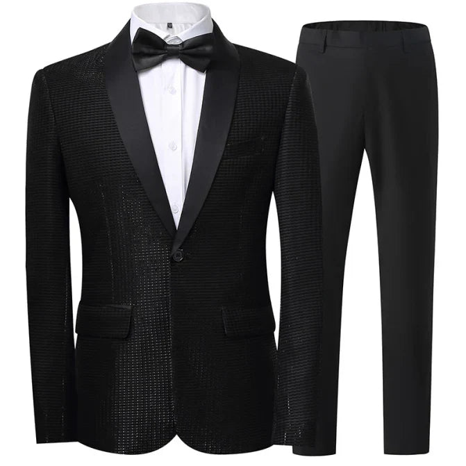 Costume 2 Pièces Élégant Mariage Homme | Traditionnel