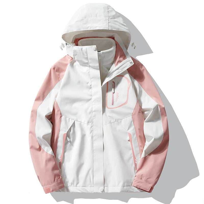 Manteau Femme Hiver avec Capuche et Fermeture Éclair