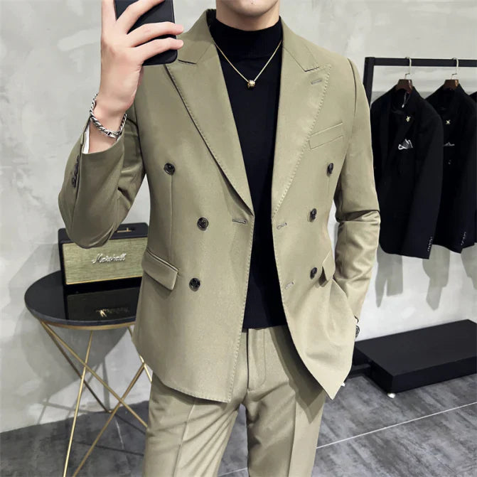 Costume Mariage Élégant pour Homme - Tenue Cérémonie Classique