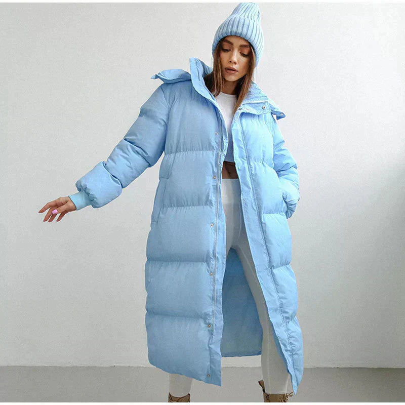 Parka Femme Hiver avec Capuche Réglable