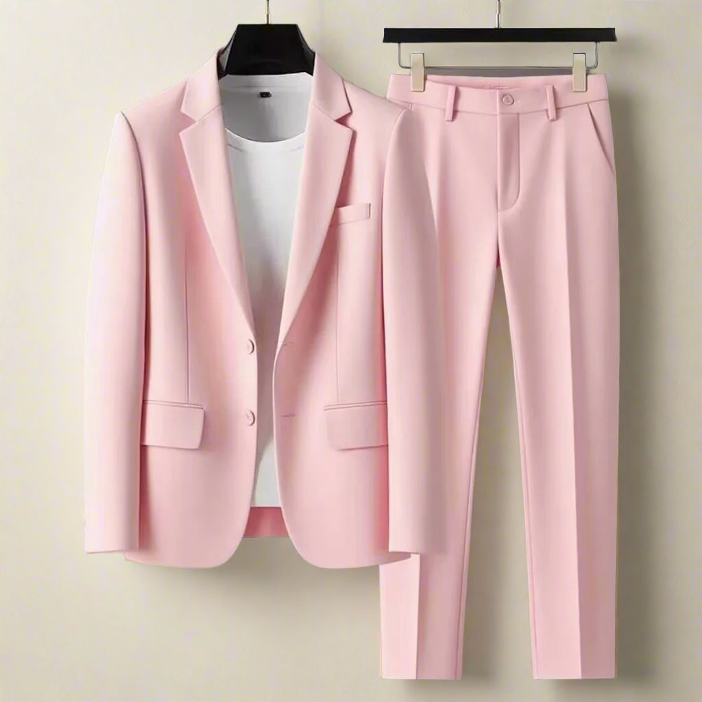 Costume Homme Classique Deux Pièces Élégant