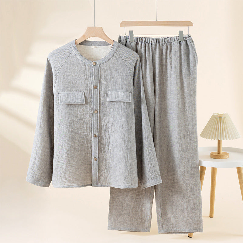 Pyjama Homme Confortable Manches Longues pour Tous Les Saisons - LuxeStyle