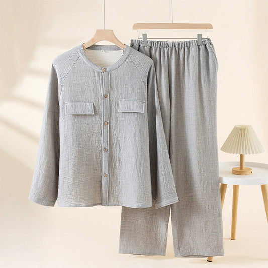 Pyjama Homme Confortable Manches Longues pour Tous Les Saisons - LuxeStyle