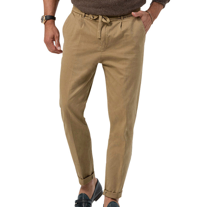 Pantalon Chino Beige Élastique pour Homme