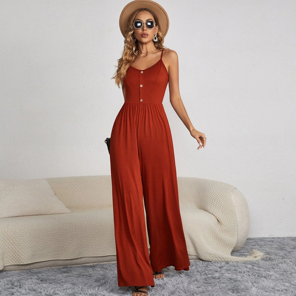 Veronisse™ – Combinaison Femme Élégante à Jambes Larges