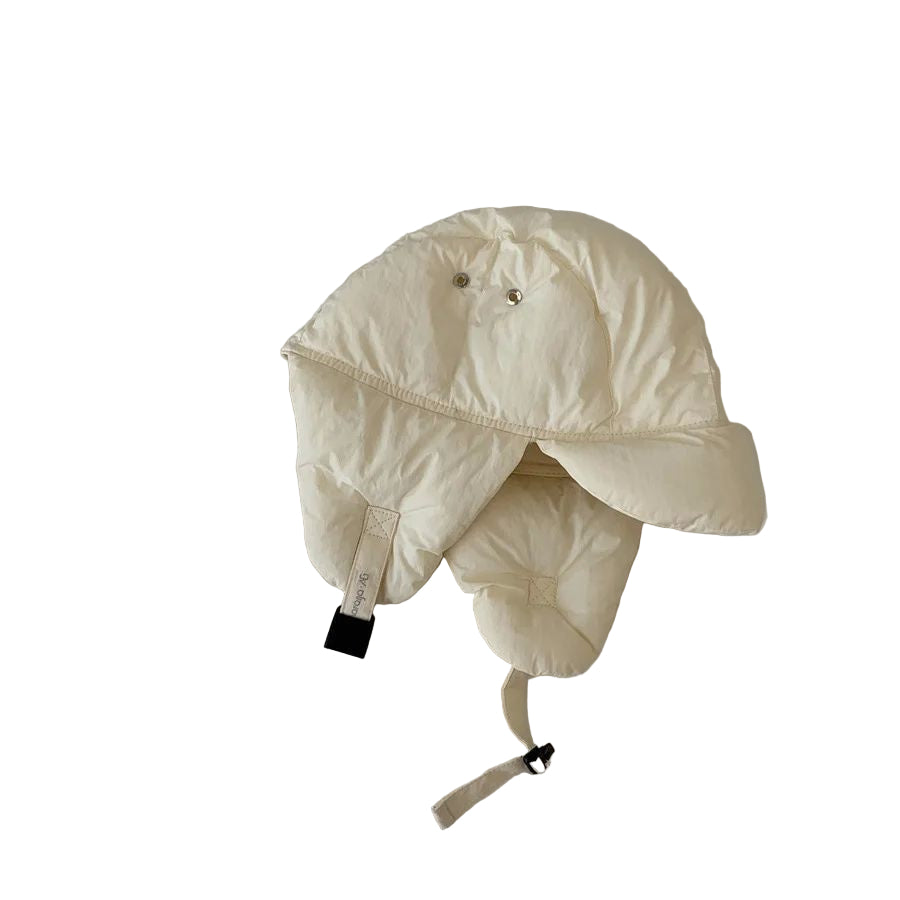 Chapeau Hiver Élégant avec Oreilles Couvertes et Bord Large