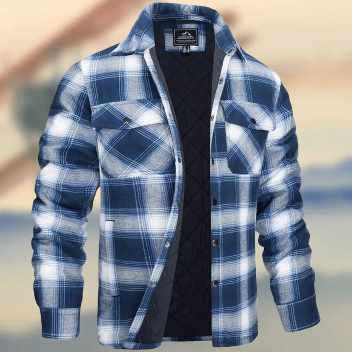 Chemise Homme Flanelle Manches Longues Boutons
