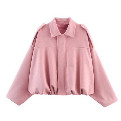 Veste Femme Hiver Douce et Confortable avec Poches