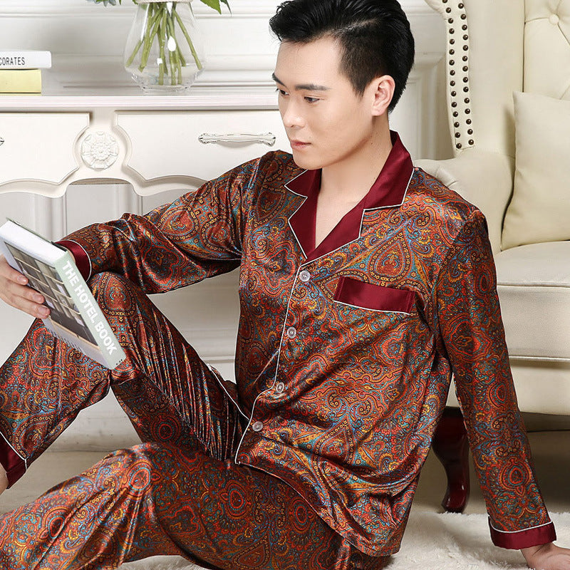 Pyjama Homme Confortable Haut et Bas pour Printemps