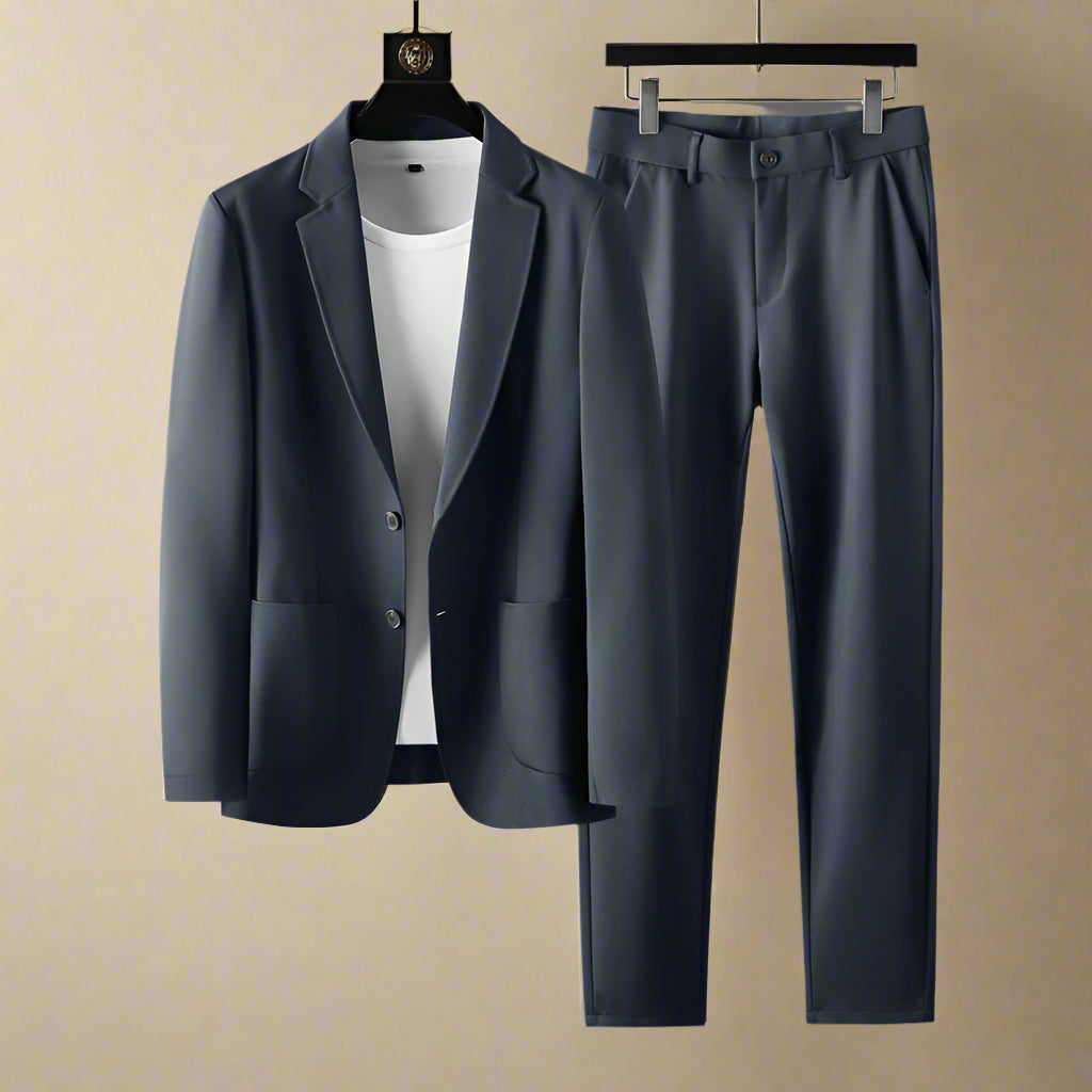Costume Homme Classique Deux Pièces Élégant