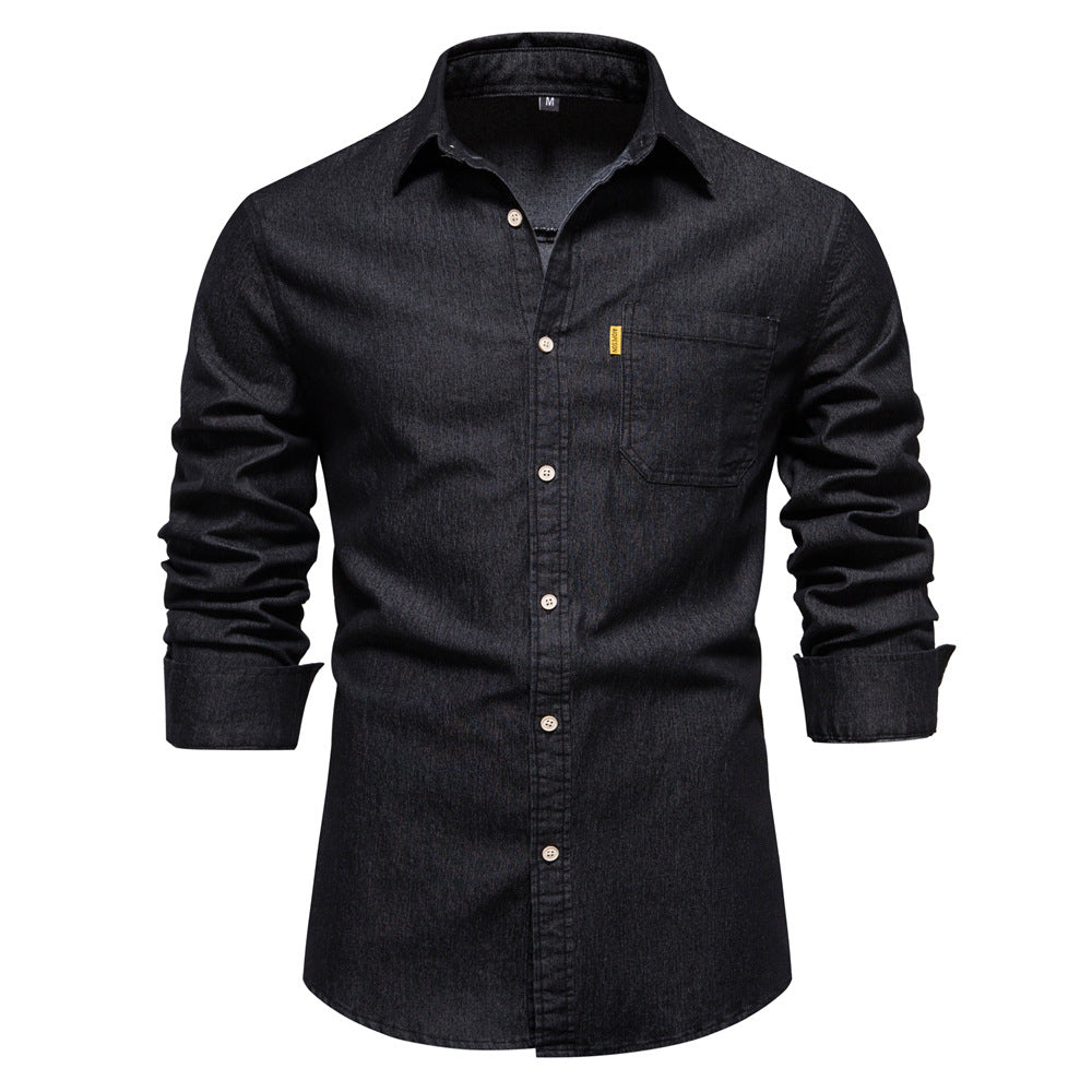 Chemise Homme Classique avec Poches pour Usage Daily - LuxeStyle