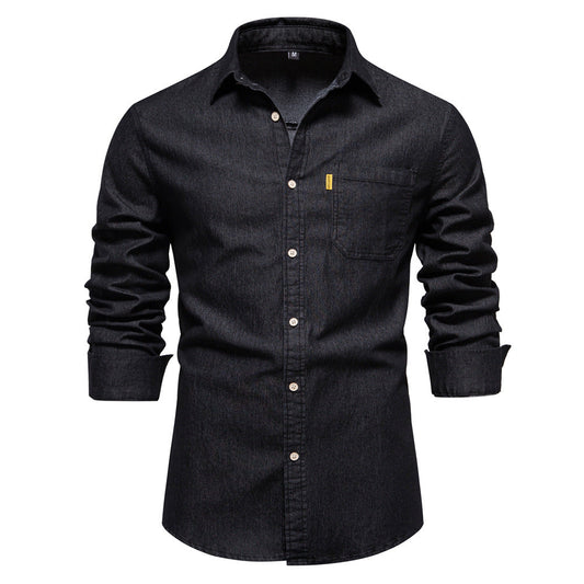 Chemise Homme Classique avec Poches pour Usage Daily - LuxeStyle