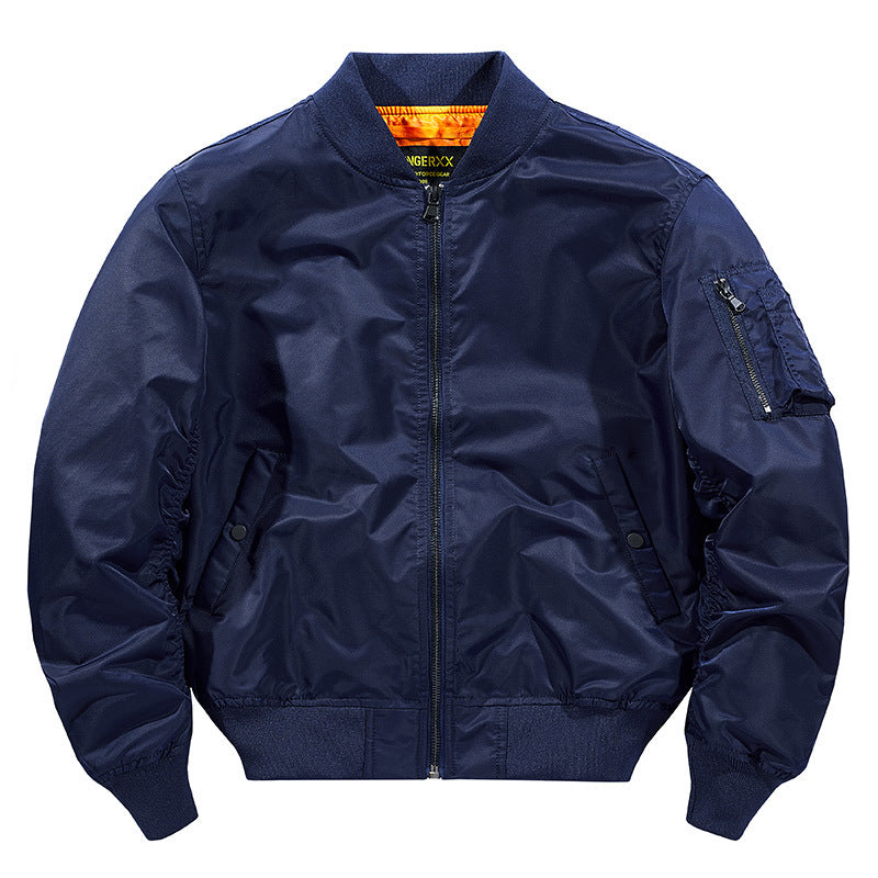 Blouson cuir épais pour adulte au look aviateur