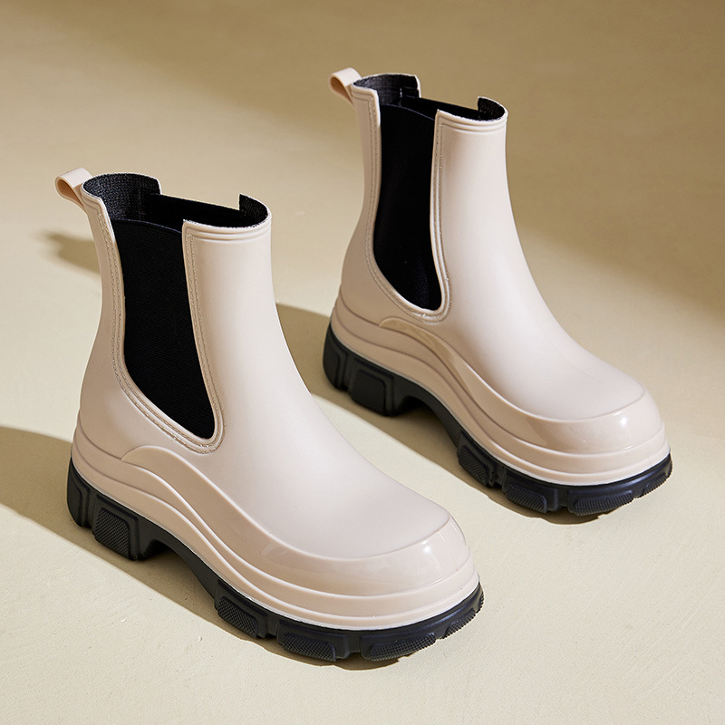 Bottines Femmes Courtes Élastiques pour Marche