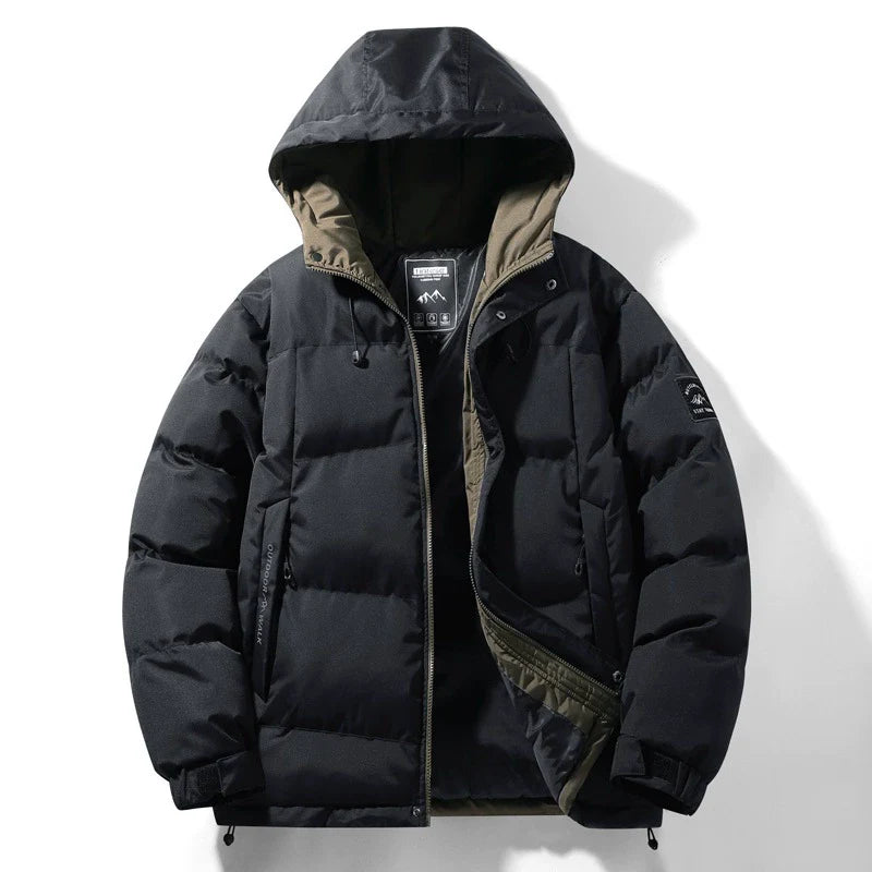 Veste Padded Mixte au Col Réversible pour Hiver