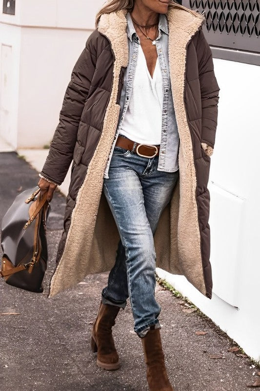 Manteau femme hiver chaud élégant - BlxckFR