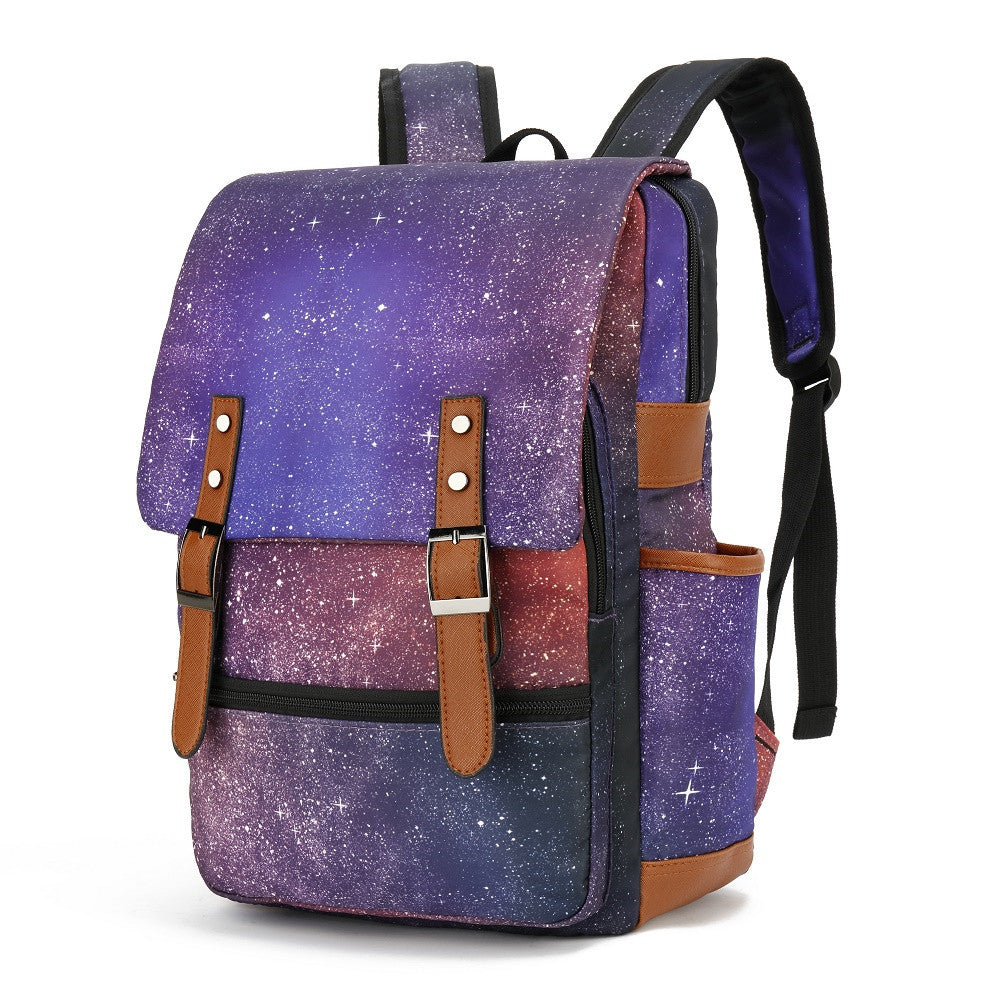 Sac à dos femme fleuri élégant noir