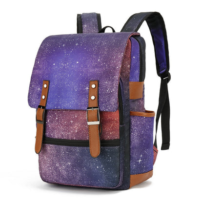 Sac à dos femme fleuri élégant noir