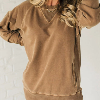 Sweat rose femme doux et confortable